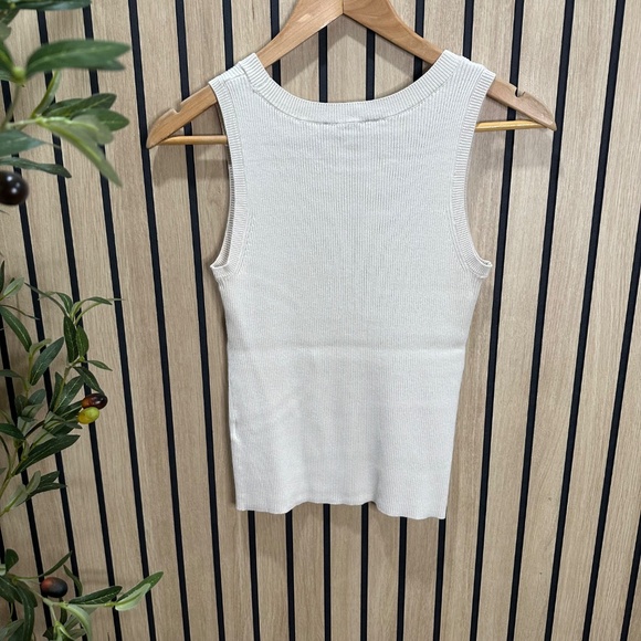 Simply Vera Vera Wang Ribbed Tank Top - Picture 4 of 4